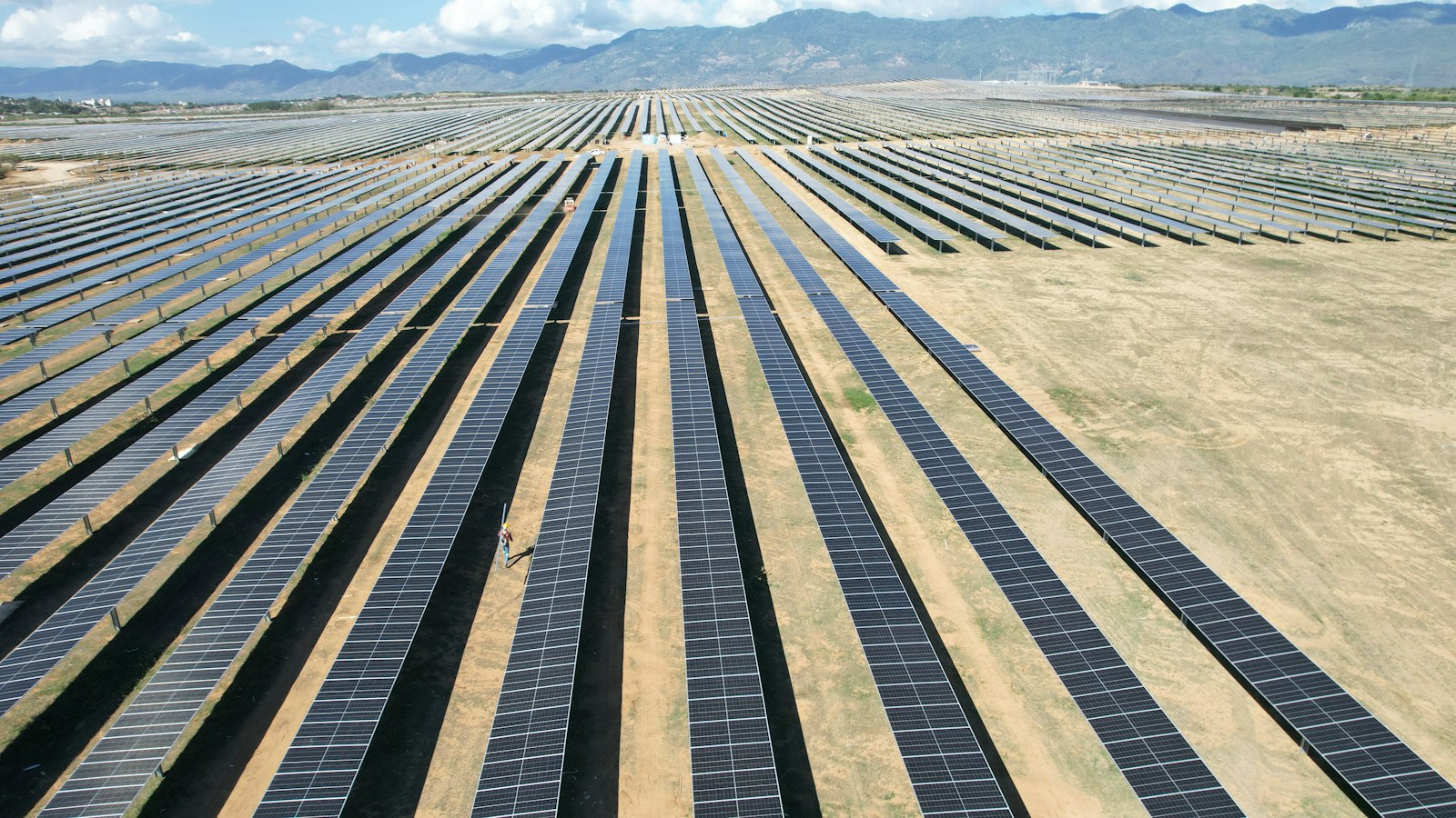 Usina solar em fazenda